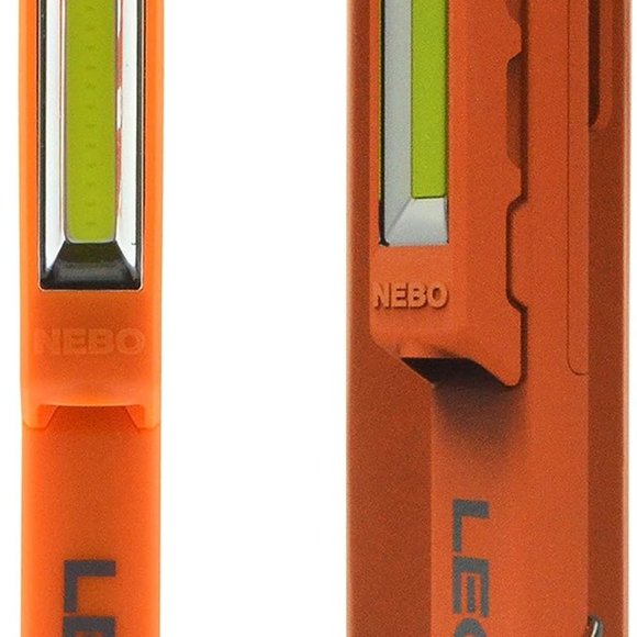 NEBO 6657 LEO Work Light and Spot Light 3 X AAA Batteries Included - Orange - Picture 1 of 10